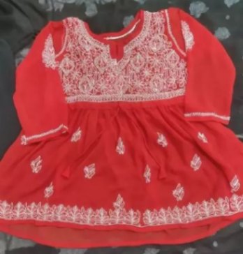 Short Chikankari Kurtis Under 500, Short Chikankari Kurtis Under 500 Meesho, Chikankari Short Kurti, Short kurti Meesho, Lucknowi Chikankari Short Kurti, Rs. 500, Samad gyan Kurti Rewiew, Tasneem Chikankar Art